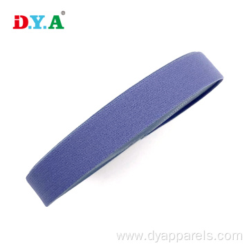 20mm Navy Colorful Elastic Hair Band Elastic Band